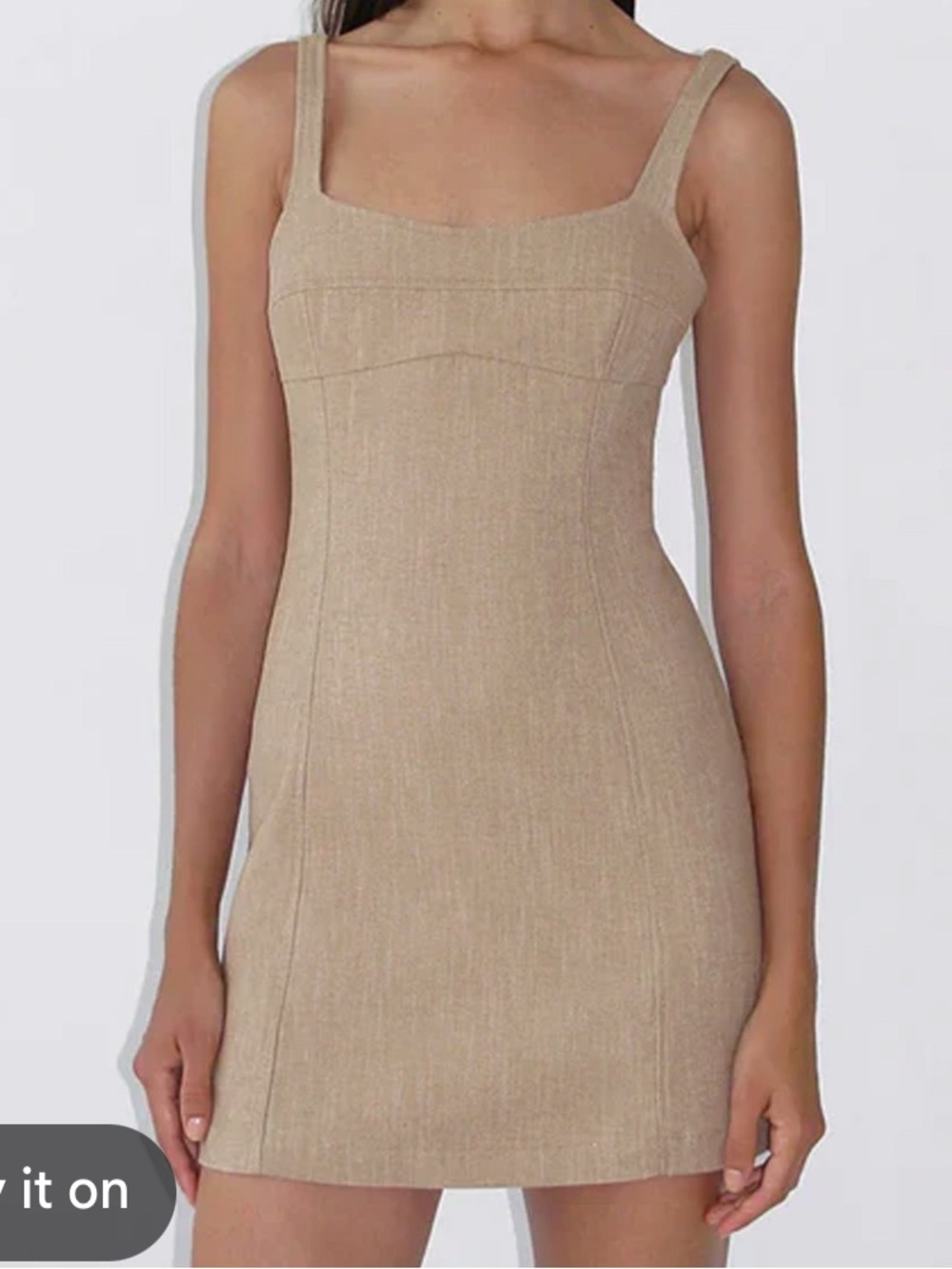 NWOT XS Paloma Wool Calisay Dress - Sand